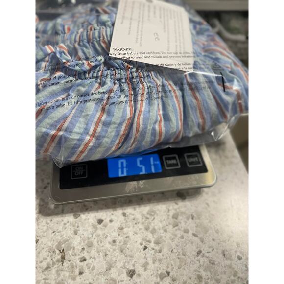 A New Approach ANA blouse shirt women's XXL 2XL plus size chambray blue striped - Picture 14 of 14